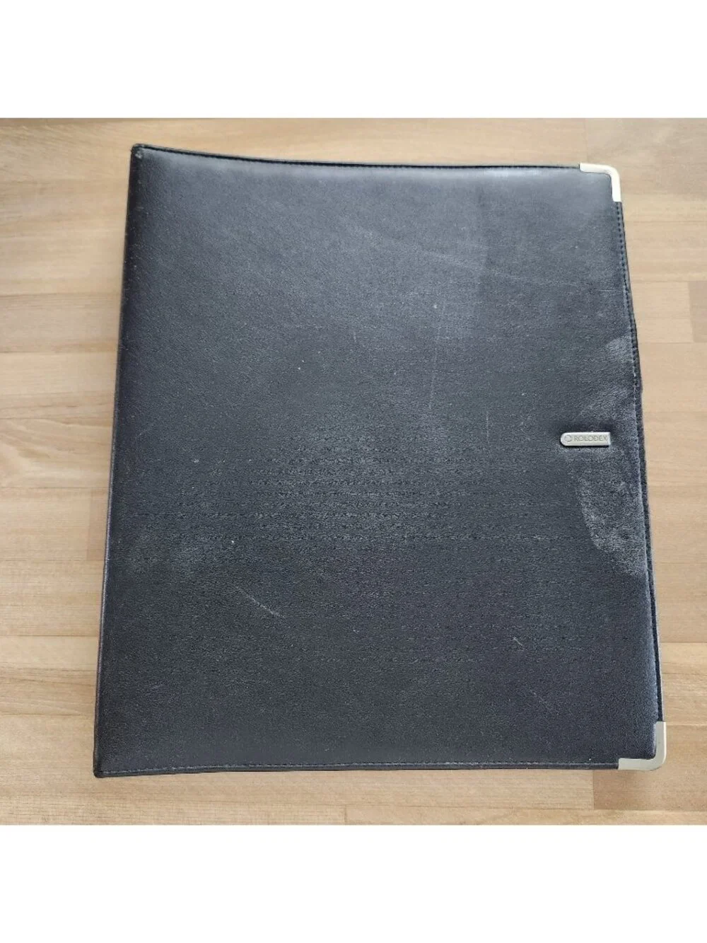 Rolodex Business Card Binder Portfolio w/ 9 Pages Black